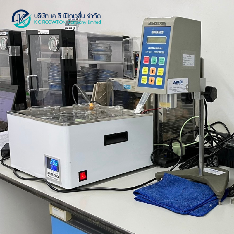 สอบเทียบเครื่องวัดความหนืด Viscometer Brookfield calibration